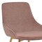 Armen Living Heidi Blush Velvet Dining Accent Chair with Gold Metal Legs LCHESIGLDPNK - alternate 4